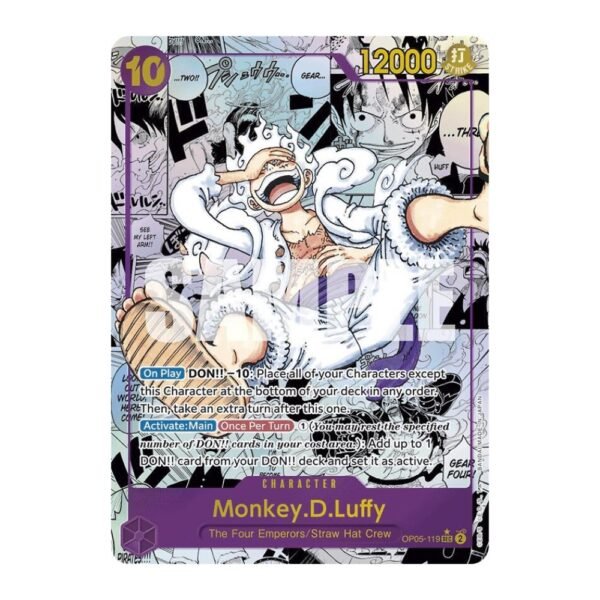 Luffy OP05 Manga Alt Art — PSA 10