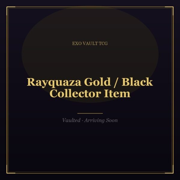 Rayquaza Gold/Black Collector Item