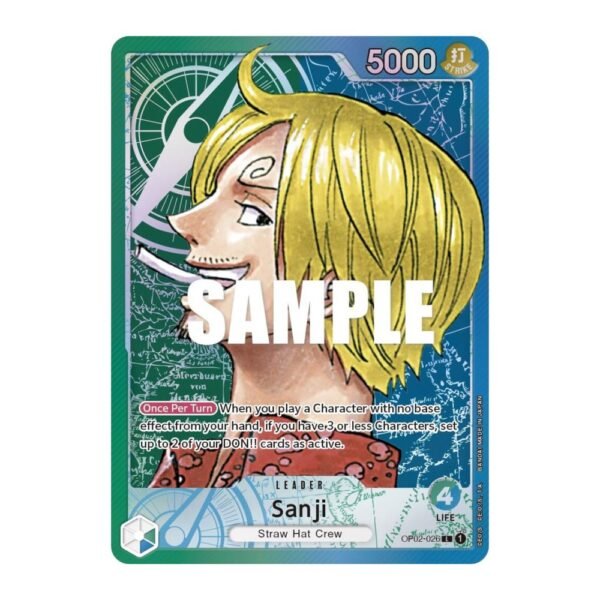 Sanji OP02 Alternate Art Leader — PSA 10