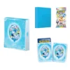 Glaceon Eeveelution set contents — display binder, booster pack and sleeves | محتويات طقم Glaceon