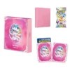 Sylveon Eeveelution set contents — display binder, booster pack and sleeves | محتويات طقم Sylveon
